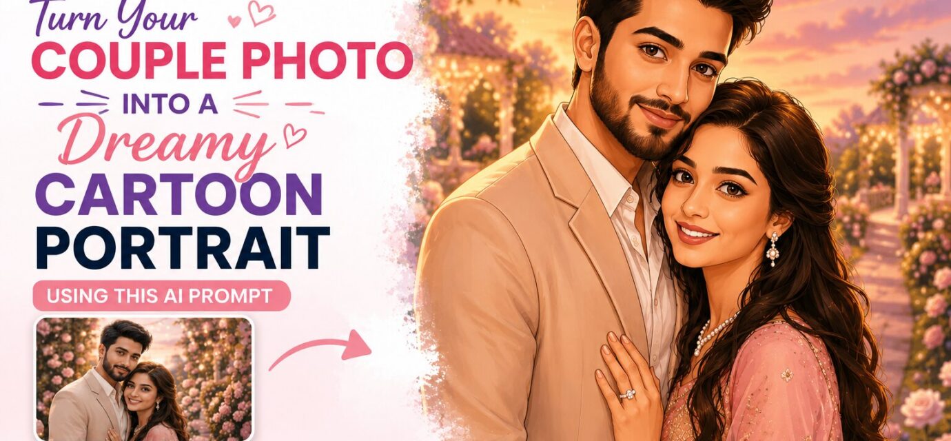 Couple photo prompt AI